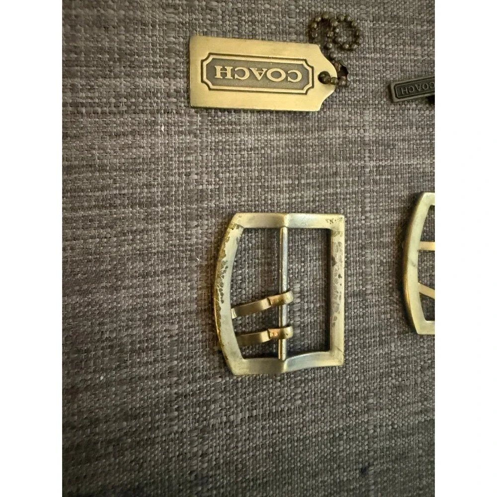 Vintage Lot of COACH Logo Metal Accessories - Picture 5 of 7